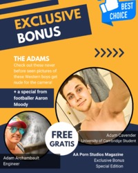 Exclusive Bonus (AA Porn Studios Magazine) - Adam A, Adam Cavender & Aaron Moody