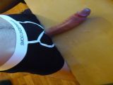 My big cock on table